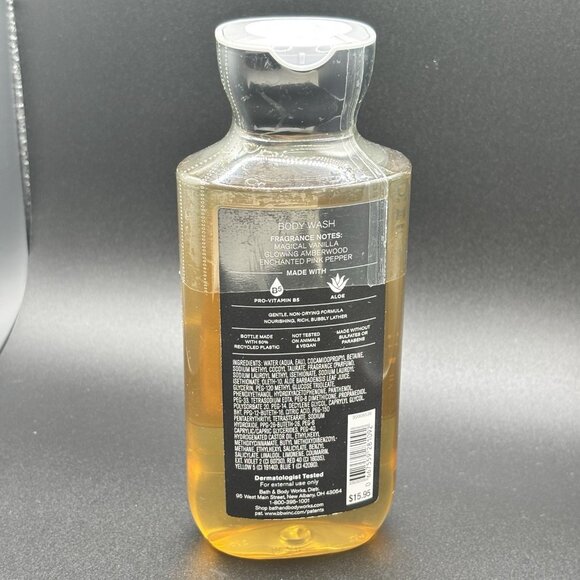 Bath & Body Works Wicked Vanilla Woods Moisturizing Body Wash Shower Gel 10 oz - Picture 5 of 12
